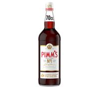 Pimm's | the Original No. 1 Cup | 25% vol | 70cl | Fruity Flavour | Herbal Botanicals | Caramelised Orange & Warm Spices | Gin Based Spirit | Recommended for Cocktails