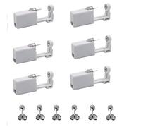 Pimoys 6pcs Painless Ear Piercing Gun Disposable Safety Asepsis Piercing Tool Kit with Ear Studs