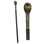 Pimp Snake Cobra 3 piece Cane Walking Stick 1970s 70s Fancy Dress Costume