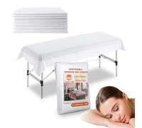 PimPam Factory - (Pack 100) Disposable Bed Sheets for Massage Table - Non-Fitted - 31.4" x 78.7" - Made in UE - Disposable Bed Cover Liquid Repellent - Ideal Beauty Bed Cover for Special Measurements