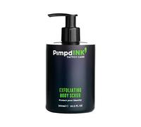 PimpdINK Exfoliating Body Scrub to renew and revitalise your Tattoo's colours (300ml pump bottle)