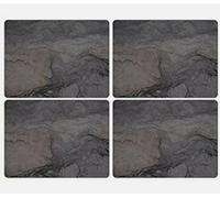 Pimpernel 40.1 x 29.8cm MDF with Cork Back Midnight Slate Placemats, Set of 4, Multi-Colour