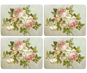 Pimpernel Antique Roses Placemats - Set of 4 Large