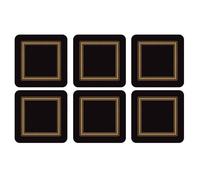 Pimpernel Coasters Classic Black – Set of 6