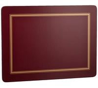 Pimpernel Classic Burgundy Placemats, Set of 6, 30.5 x 23cm