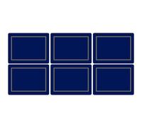 Pimpernel Midnight Classic Set of 6 Cork-Backed Placemats Heat Resistant