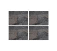 Pimpernel 40.1 x 29.8cm MDF with Cork Back Midnight Slate Placemats, Set of 4, Multi-Colour