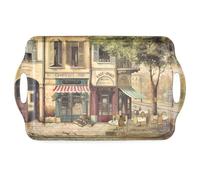 Pimpernel Parisian Scenes Collection Large Handled Tray - 19.25" x 11.5"