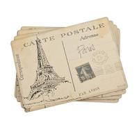 Pimpernel Postcard Sketches Collection Placemats | Set of 4 | Heat Resistant Mats | Cork-Backed Board | Hard Placemat Set for Dining Table | Measures 15.7” x 11.7”