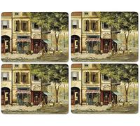 Portmeirion Home & Gifts Parisian Scenes Placemats S/4 (s), Wood, Multi-Colour, 29 x 40.1 x 0.58 cm