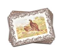 Pimpernel Spode Woodland collection Placemats Set of 4 Heat Resistant Mats cork-Backed Board Hard Placemat Set for Dining Table Measures 157A x 1