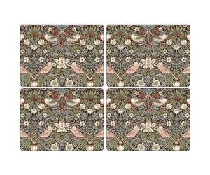 Pimpernel Strawberry Thief Placemats 30x40 cm 4 pack Brown