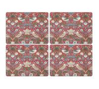 Pimpernel Strawberry Thief Placemats 30x40 cm 4 pack Red