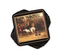 Pimpernel Tally Ho Collection Coasters Set of 6 Cork Backed Board H