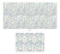 Pimpernel - Willow Bough Blue, 6 Placemats + 6 Coasters