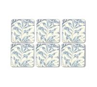 Morris & Co Willow Bough Blue Coasters Set of 6