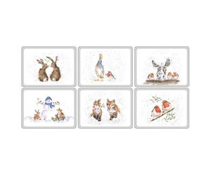 Pimpernel Wrendale Christmas Placemats Set of 6