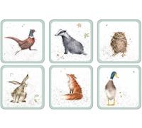 Pimpernel Wrendale Designs Coasters, Set of 6