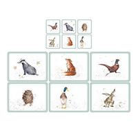 Pimpernel Wrendale Designs - Set of 6 Placemats and Coasters (X0010568739, X0010268739)