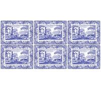 Pimpernel Placemats Blue Italian - Blue/White, 30.5 x 23 cm, Set of 6