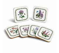 Portmeirion Coasters – Pimpernel Botanic Garden, Set of 6, 4 x 4 in
