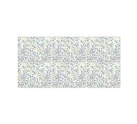 Pimpernel x Spode Morris & Co. Set of 6 Willow Bough Placemats - Floral Cork-Backed Blue Table Mats, Gift Boxed and Designed to Protect Against Heat and Stains
