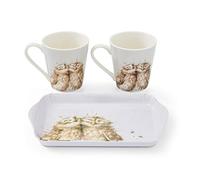 Portmeirion Scatter Tray X0011658893 – Porcelain Owls, Grey
