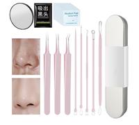 Pimple Extractor | Professional Face Pimple Extractor Kit | Professional Facial Cleaner Blemish Remover Deep Cleaning Skin Care Products for Women Men Travelers Teens