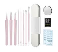 Pimple Extractor,Stainless Steel Pimple Popping Tool Set - Professional Facial Cleaner Blemish Remover Deep Cleaning Skin Care Products for Women Men Travelers Teens