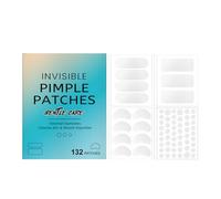 Pimple Patch - 132-Pack Invisible Blemish Cover Stickers, Breathable Adhesive Pads for Daily, Nighttime, Nose Care, Home, Travel, Women and Men, Spot Remedy for Face, Skin