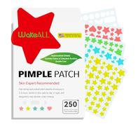 Pimple Patches for Face, 250 ct. 7 Sizes, 5 Shape/Color, Acne Patches Hydrocolloid, Blemish Patch Spot Remover, Cute Multicolored Star Stickers, Absorbs Pimple Fluid - Results in 3 Hours Vegan
