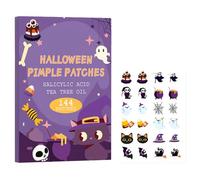 Pimple Patches - Halloween Skin Zit Stickers For And Blemishes, Cute Hydrocolloid Healing Pads, Easy To Use Skincare Tool Accessory For Teen Girls, Women Face, Forehead, Daily Care Routine
