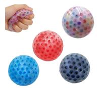 Pimple Pop Fidget - 4 Pieces Black, Red, Blue, Color Realistic Soft Novelty Squeeze | 2.36*2.36*2.36inch Skin Picking Fun Sensory Toys For Lovers Family Friends Teen Boys