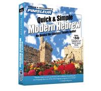 Pimsleur Hebrew Quick & Simple Course - Level 1 Lessons 1-8 CD, Volume 1: Learn to Speak and Understand Hebrew with Pimsleur Language Programs