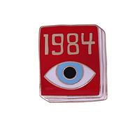 Pin 1984 Big Brother George Orwell Characters Quality Finish Pin Badge SOVIET, Alloy Steel