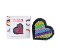 Pin Art - Rainbow Heart Pin Art Toy, Pin Art Impression Toy, 3d Pin Art, Pin Art 3d Pin Sculpture Kids, Art Metal Desk, 3d Pin Art Rainbow, Mini Pin Art, Rainbow Pin Art, Desk Toy