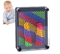 Pin Art Toy | Rainbow Pin Art Board Toy | Pin Impression Art Sensory Toys Sculpture for Children Adults