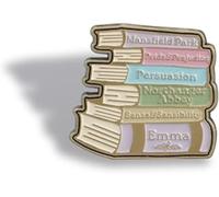Half Moon Bay Jane Austen Enamel Pin Badge - Jane Austen | Enamel Pin Badge | Collectors Pin | Lapel Pin | Gift for Fans | Official Licensed Merchandise
