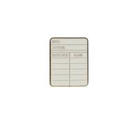 Pin Badge - Pulteney Press (Library card)