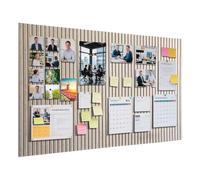 Pin Board, Large Self-Adhesive 40 x 60 cm, Self-Adhesive Pin Board, Cork Board, Decorative Felt Notice Board, Foldable Photo Board, Memo Board, Vision Board for Office, Home and Children's Room