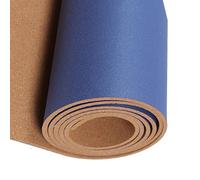 Pin Board Not Self-Adhesive Cork Roll Corkboard Liner Strips Cork Mat Roll Bulletin Board for Office 1/3" Thick for Home School DIY Supplies Blue(0.8mx4m(2.6ftx13.1ft))