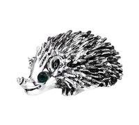 Pin Brooches Dress Brooch Hedgehog Colour Silver Alloy Hat Jumper Cute Hedgehog Accessories Jumpsuit Catsuit, one size, Metal