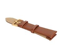 Pin Buckle Watch Band, Sturdy Comfortable Soft Watch Strap for Watch for Professional Use for Replacement for General Purpose (16mm brown)