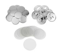 pin button badge diy 50 Set DIY Making Magnet Refrigerator Badge Button Parts For Button Maker Blank Pin Button Consumables