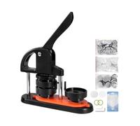 pin button badge diy Button Maker 25/32/58 Pin Maker With Button Parts Ergonomic Arc Handle Punch Press Kit(25mm 500 Buttons)