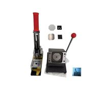 pin button badge diy Steel Square Fridge Magnet Making Machine Kit With 100pcs Materials Set