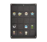 Pin Collection Display - Dustproof 20 Girds Acrylic Clear Pin Board, Display Box for Various Sizes of Pens, Travel Brooches, Paper Clips and Earrings, Small Blacks, see description, See description