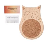 Pin Cushion - Wooden Cute Sewing Pin Holder for Handy Use | Sturdy Knitting Accessories with Charming Design, Perfect for Home, Bed Work, Mending, Embroidery, Stitching, Thread, Clothing Making