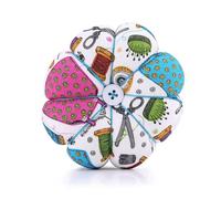 Pin Cushions for Sewing, Wrist Pins Cushions with Elastic Strap Wristband Cute Pumpkin Needle Cushionfor Sewing Wearable Needle Pincushions for Needlework or DIY Crafts (Style 1)