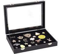 Pin Display Case Badge Storage Case Medal Display Box Storage Box Brooch Box